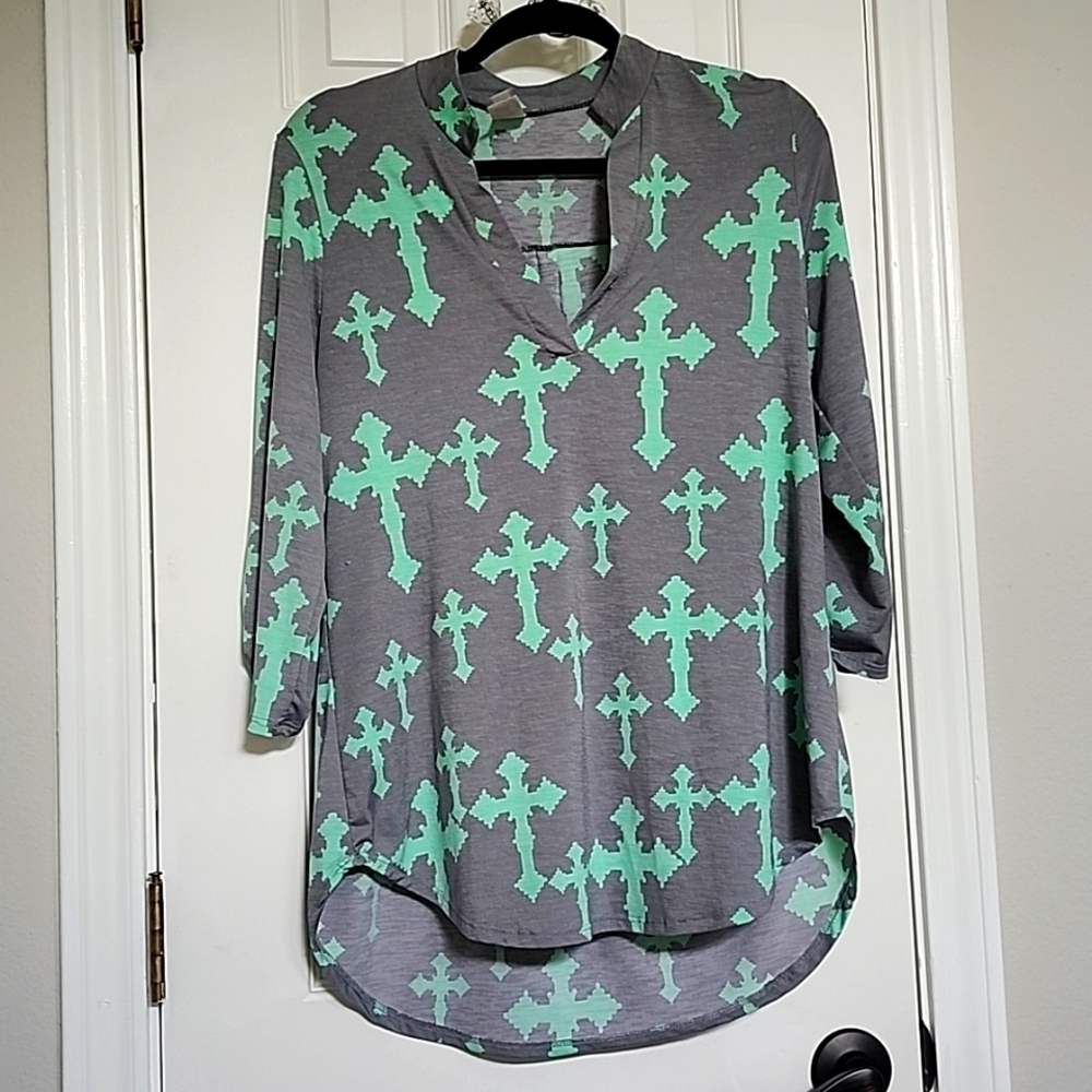 Giddy Up Glamour Cross Tunic Size M​​​​